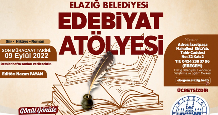 Edebiyat Atölyesi Başvuruları 9 Eylül’e Kadar Uzatıldı