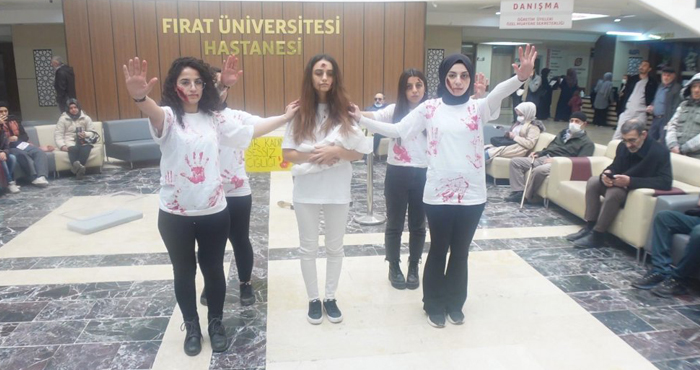 FÜ Hastanesi’nde Kadına Yönelik Şiddetle Mücadele Günü Etkinliği