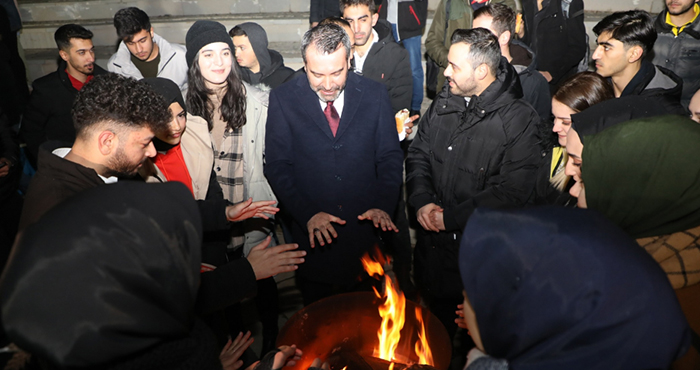 Başkan Şerifoğulları Elazığ Belediyesi Gençlik Meclisi’nin Kış Kampı Etkinliğine Katıldı