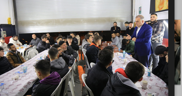Milletvekili Metin Bulut, Sanayi Sitesi'nde Gençlerle Bir Araya Geldi