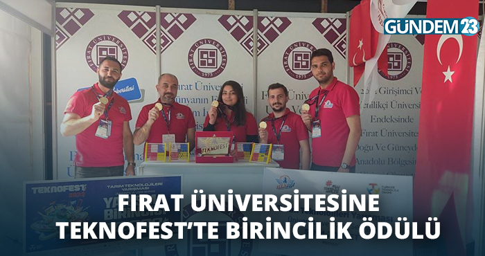 Fırat Üniversitesine TEKNOFEST’te Birincilik Ödülü