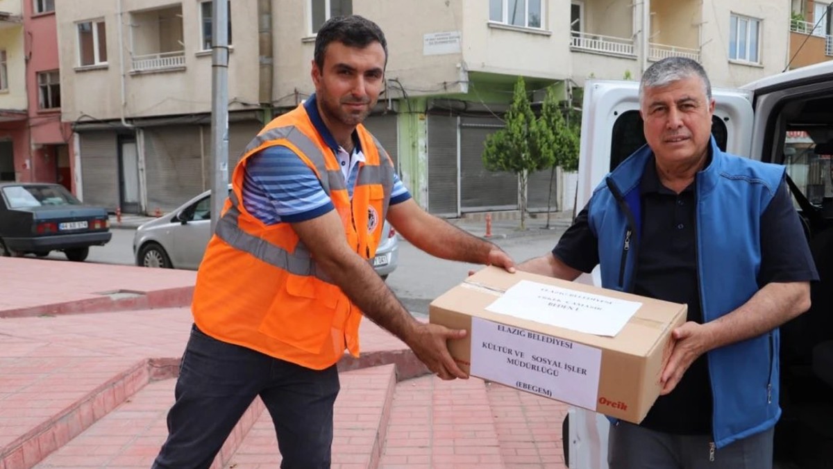 Elazığ Belediyesi Bayram Öncesi Depremzedeleri Unutmadı