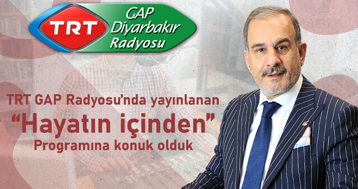 Başkan Alan, TRT GAP'a konuk oldu