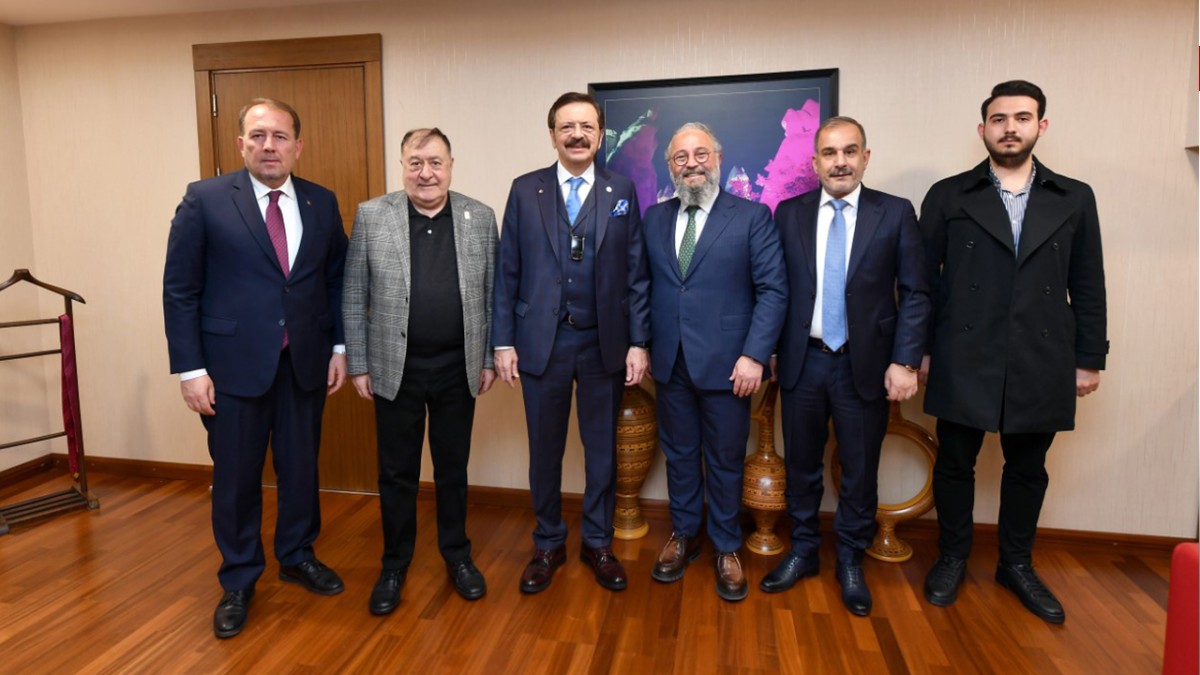 Başkan Alan, TOBB Başkanı Hisarcıklıoğlu'nu ziyaret etti
