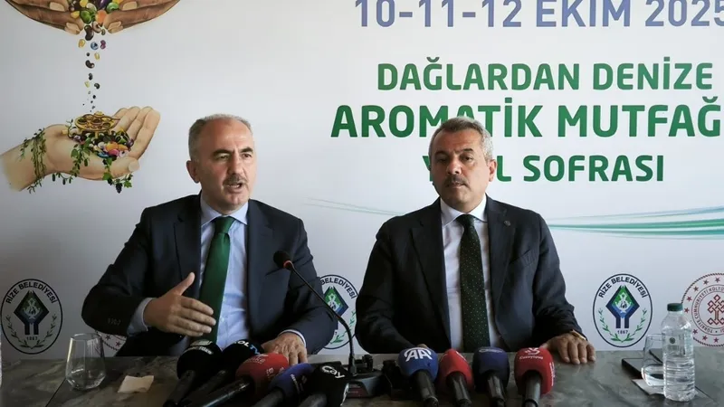 Yerelden zirveye lezzet yolculuğu: Rize, Aromatik Yeşil Sofrasıyla dünya mutfaklarını ağırlayacak