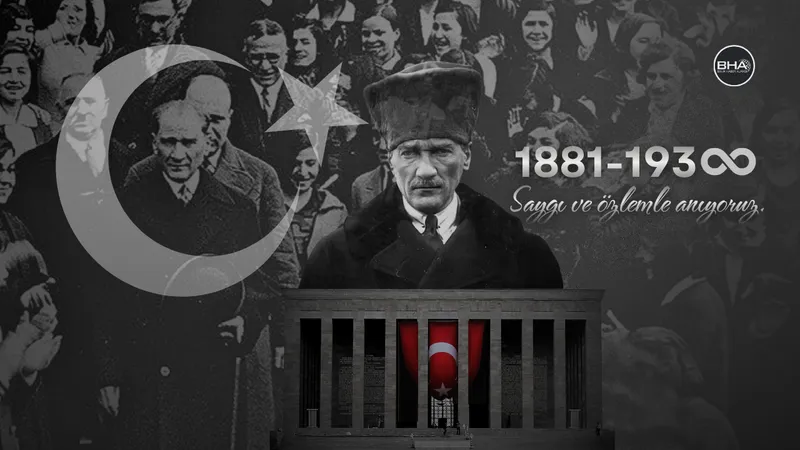 Cumhuriyetimizin Kurucusu Atatürk, aramızdan ayrılışının 87. yılında minnetle anılıyor