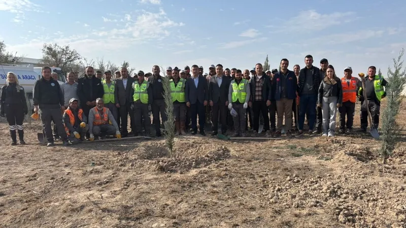 Aksaray OSB’de “Milli Ağaçlandırma Günü”nde 1.111 fidan toprakla buluştu