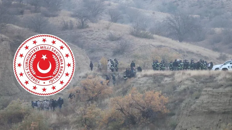 MSB: Düşen askeri kargo uçağının enkazında incelemelere başlandı