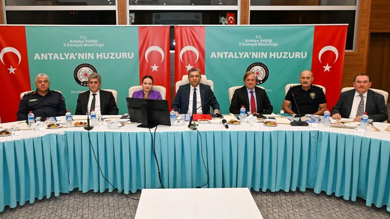 Antalya’da kış mevsimi trafik tedbirleri toplantısı gerçekleştirildi