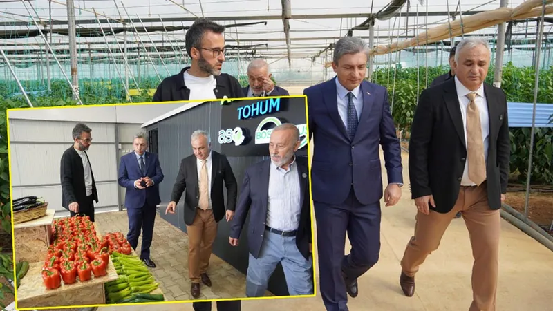 Antalya Valisi Şahin’den ANAMAS Tohum’a ziyaret