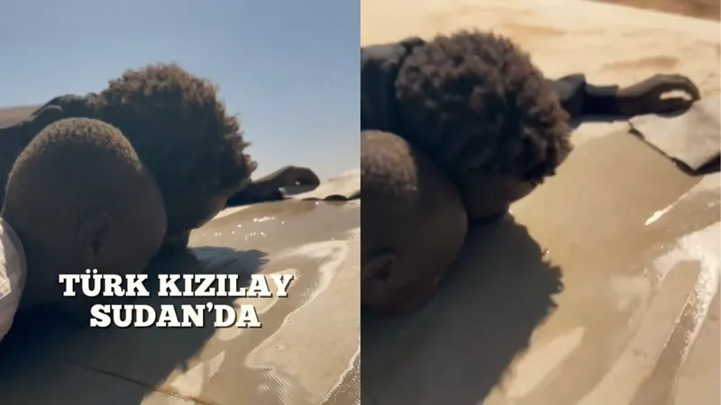 Kızılay’ın Sudan paylaşımındaki görüntüler tepki çekti