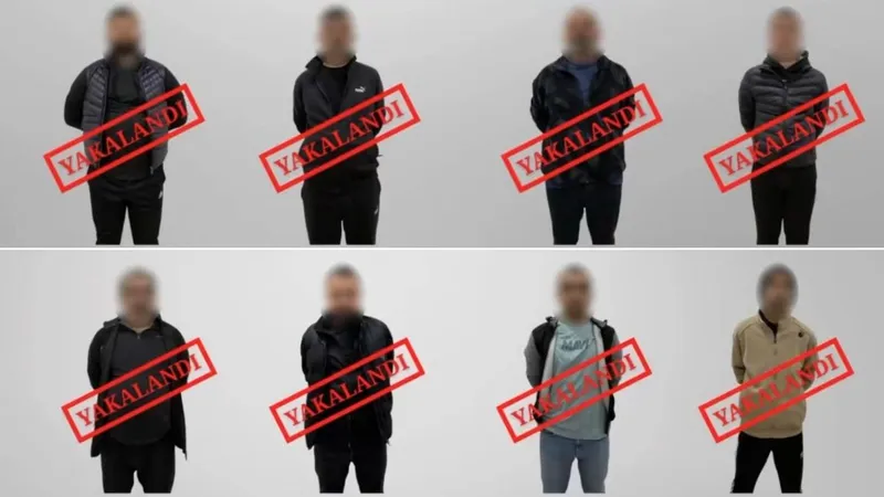 Kırmızı bültenle aranan 8 suçlu Gürcistan’da yakalanıp Türkiye’ye getirildi