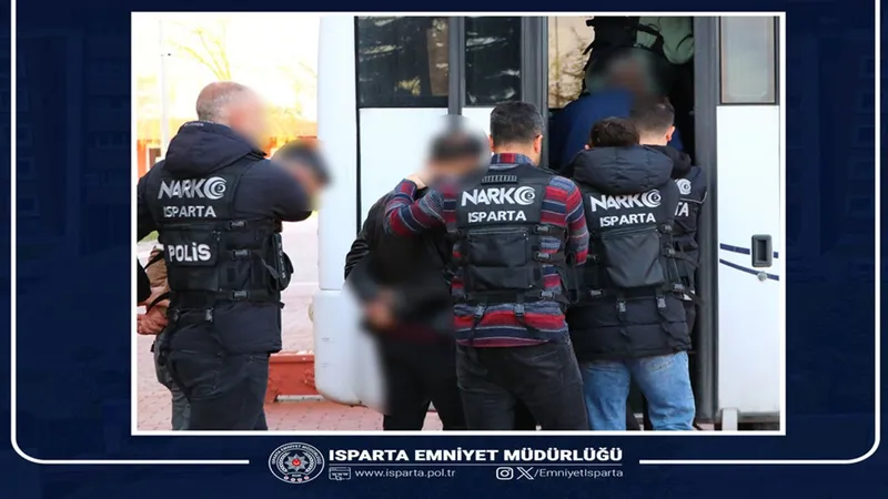 Isparta’da 3 aranan şahıs yakalandı