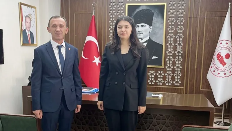 Şalpazarı CHP’den Kaymakam Yerlikaya’ya hayırlı olsun ziyareti