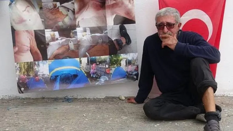 “Ayakta kalmak için mücadele: Kelepçeli çadırda yaşam savaşı”