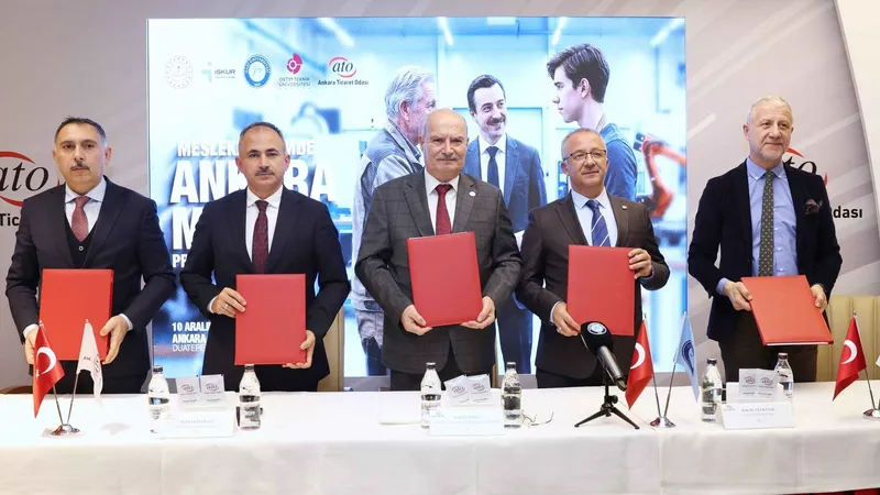 Nitelikli iş gücü için beş kurum güç birliği yaptı