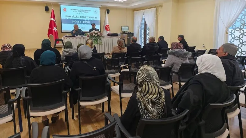 Kars’ta Umre yolcularına bilgilendirme semineri düzenlendi