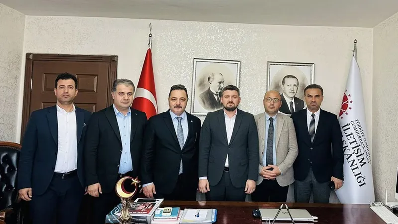 TİMBİR heyeti, Antalya iletişim başkanlığı’nı ziyaret etti