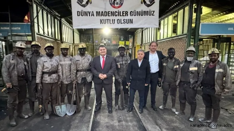 GMİS, Dünya Madenciler Gününde sahada üyeleriyle buluştu