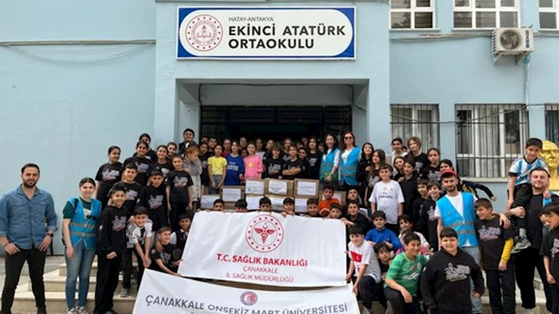 ÇOMÜ Bir Kitap Bir Mektup Projesi Hatay