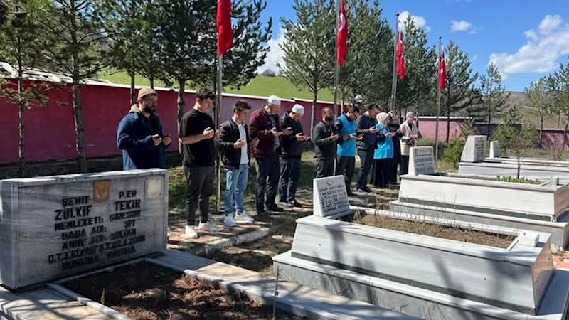 Alucra Müftülüğünden Şehitler Haftasında anlamlı ziyaret