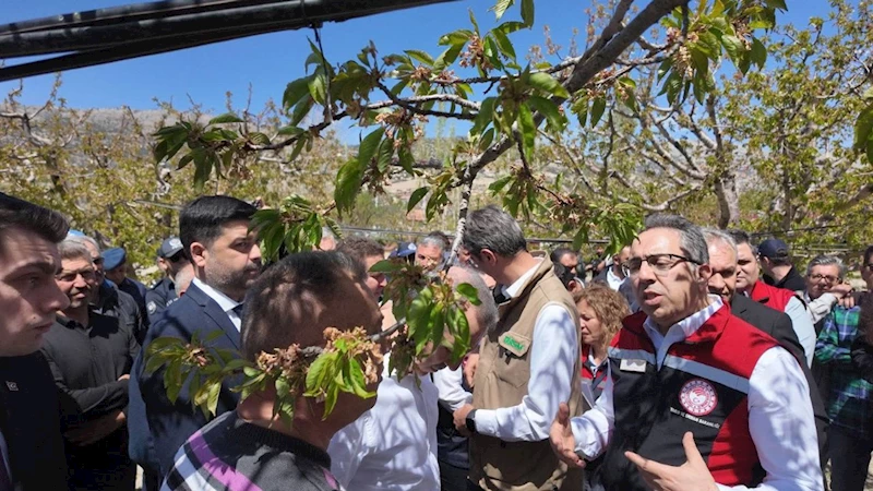 Bakanlık yetkilileri Isparta’da zarar incelemesi yaptı
