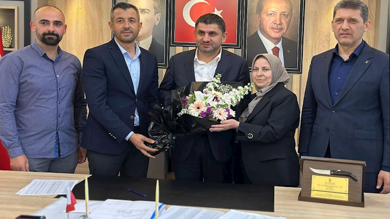 AK Parti heyetinden Serik ilçe başkanlığına ziyaret