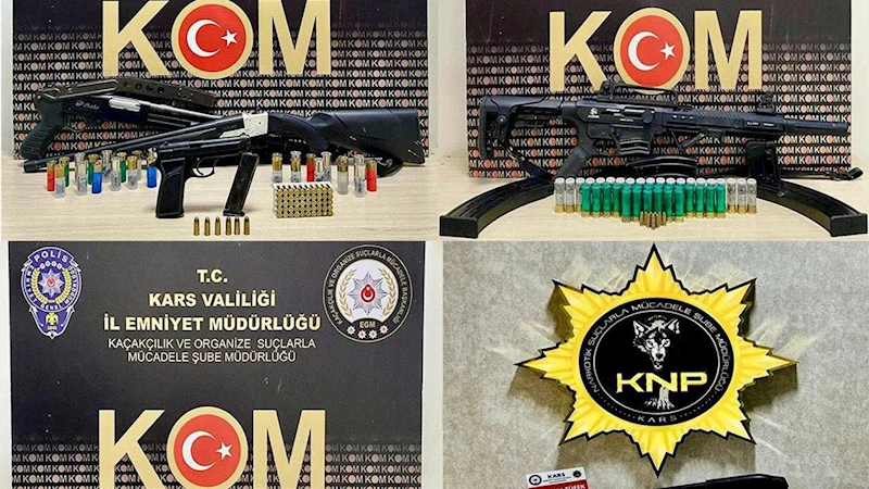 Kars’ta kaçak silah operasyonunda 7 kişi hakkında işlem yapıldı