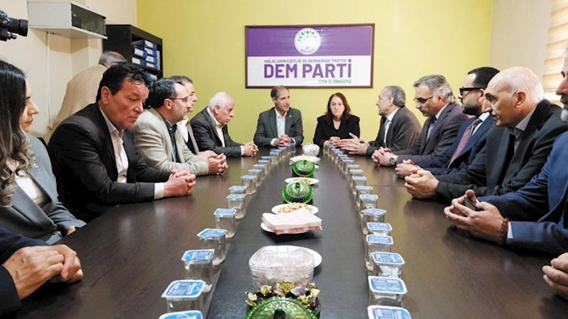 AK Parti İl Başkanı Arvas’tan DEM Parti’ye ziyaret…