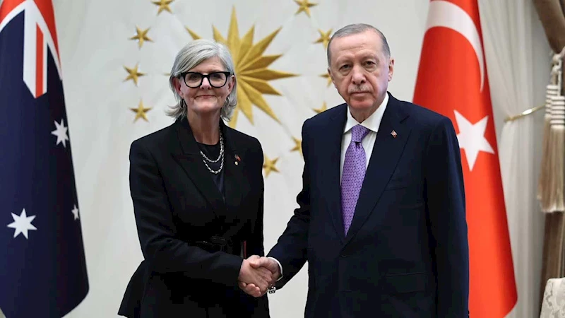 Cumhurbaşkanı Erdoğan, Avustralya Genel Valisi Mostyn’i resmi törenle ağırladı