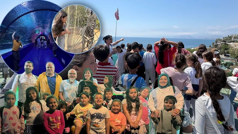 Yanköylü öğrenciler ilk defa Antalya