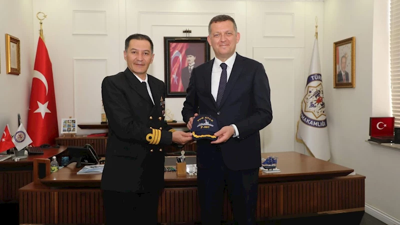 TCG ATAK hücum botun ekibinden Kaymakam Ürkmezer’e ziyaret