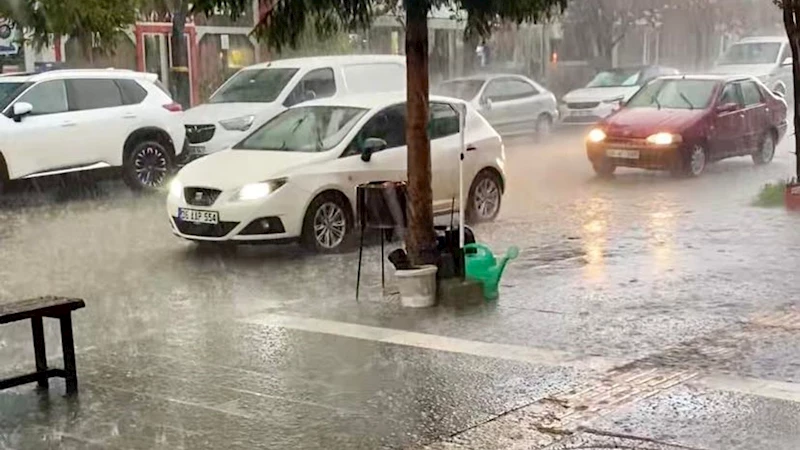 Kars’ta sağanak yağış ve dolu ekili alanlara zarar verdi