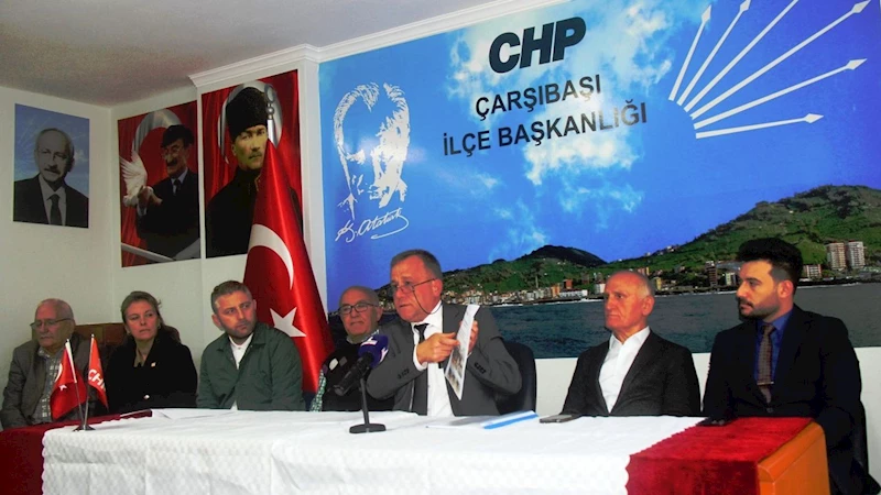CHP Çarşıbaşı İlçe Başkanı Çoban’dan Belediye Başkanı Keleş’e suç duyurusu!