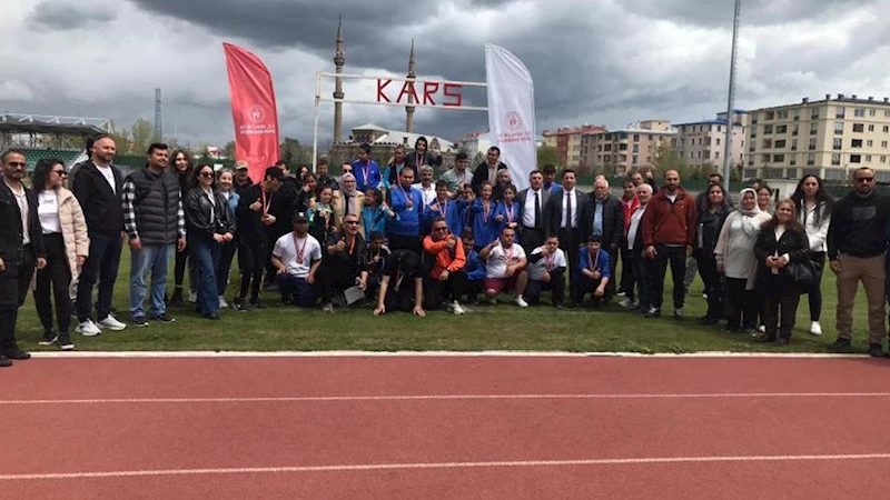 Kars’ta özel sporcular için il atletizm şampiyonası düzenlendi