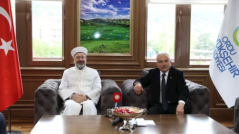 Diyanet İşleri Başkanı Ali Erbaş Ordu Büyükşehir’de