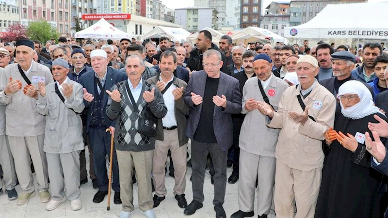 Hacı adayları Kars
