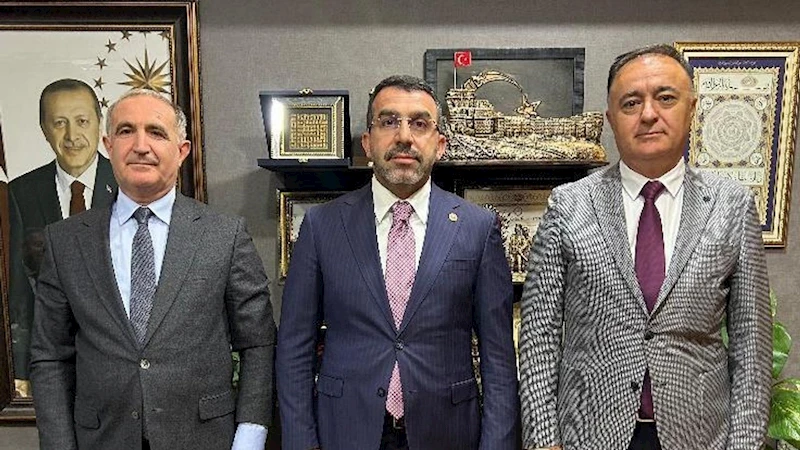 Kars Milletvekili Adem Çalkın, Kafkas Üniversitesi Heyetini TBMM