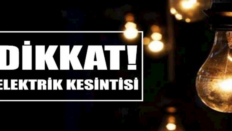 Kars genelinde 3 gün boyunca elektrik kesintileri yaşanacak