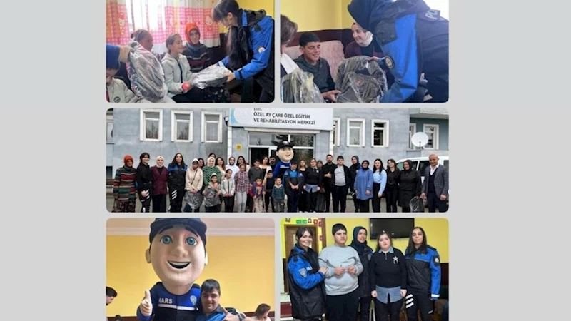 Kars Emniyet Müdürlüğünden Engelliler Haftası’na anlamlı ziyaret