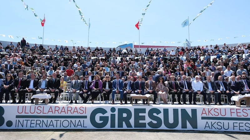 Giresun Uluslararası Aksu Festivali başladı