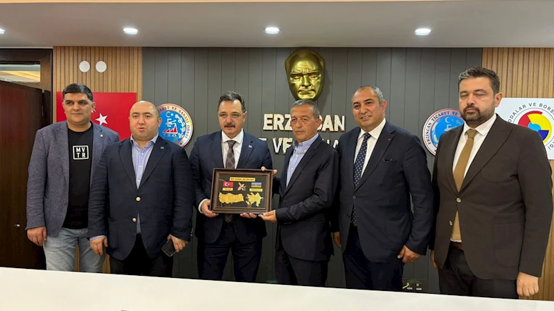 TİMBİR’den Erzincan TSO Başkanı Ahmet Tanoğlu’na ziyaret