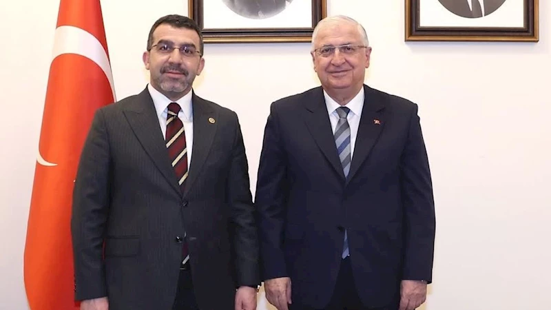 AK Parti Kars Milletvekili Adem Çalkın’dan Milli Savunma Bakanı Yaşar Güler’e ziyaret