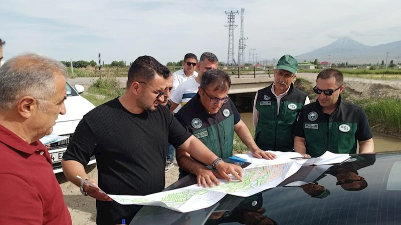 DSİ yetkililerinden Iğdır Ovası Sulama Projesi