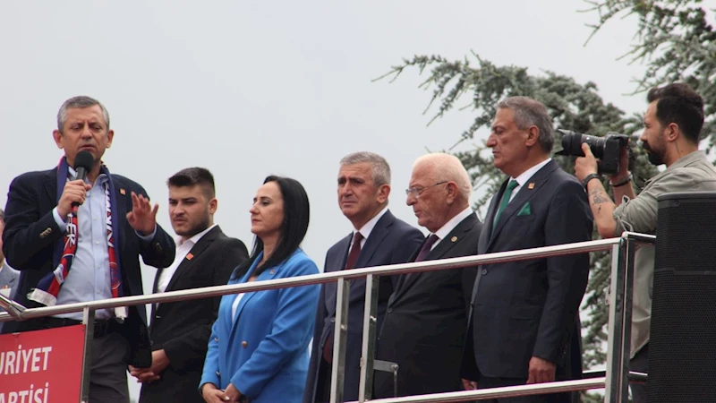 Özgür Özel, Düzce mitinginde Erdoğan’a seslendi