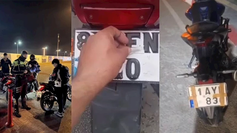 İskenderun’da trafik denetimi: Yara bandı oyunu ortaya çıktı