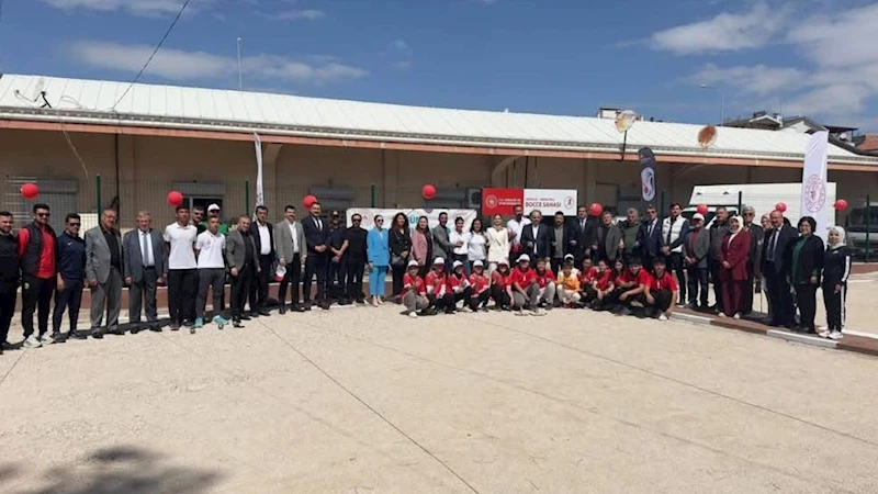 Antalya Korkuteli’nde Bocce sahası açıldı