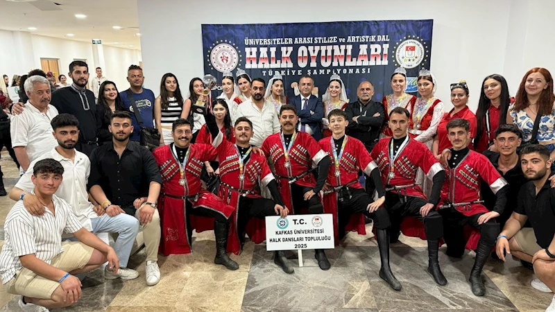 KAÜ Halk Oyunları Topluluğu, önemli bir başarıya imza attı