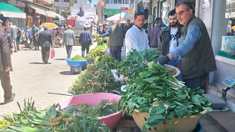 Van’da yöresel otlara yoğun ilgi uçkun ve diğer şifalı bitkiler tezgâhlarda yerini aldı