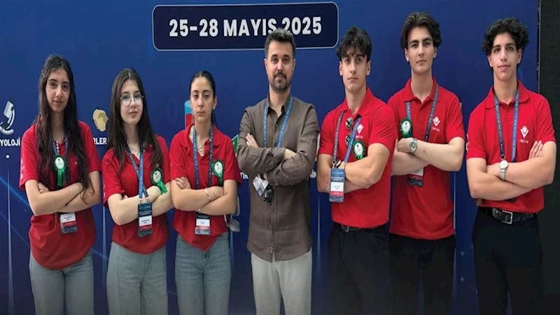Batmanlı öğrenciler TÜBİTAK finalinde Türkiye derecesi yaptı